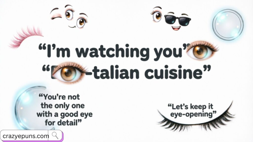 Witty Eye Puns for Social Media