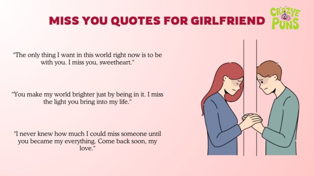 I Miss You Quotes for Your Partner 